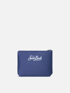 Navy blue Aline pochette with Gin Tonic print