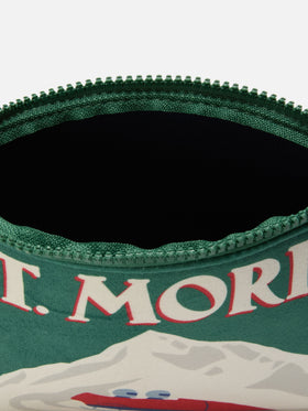 Aline-Pouch aus Wollimitat mit St. Moritz-Print | ST. MORITZ TOP OF THE WORLD SPECIAL EDITION