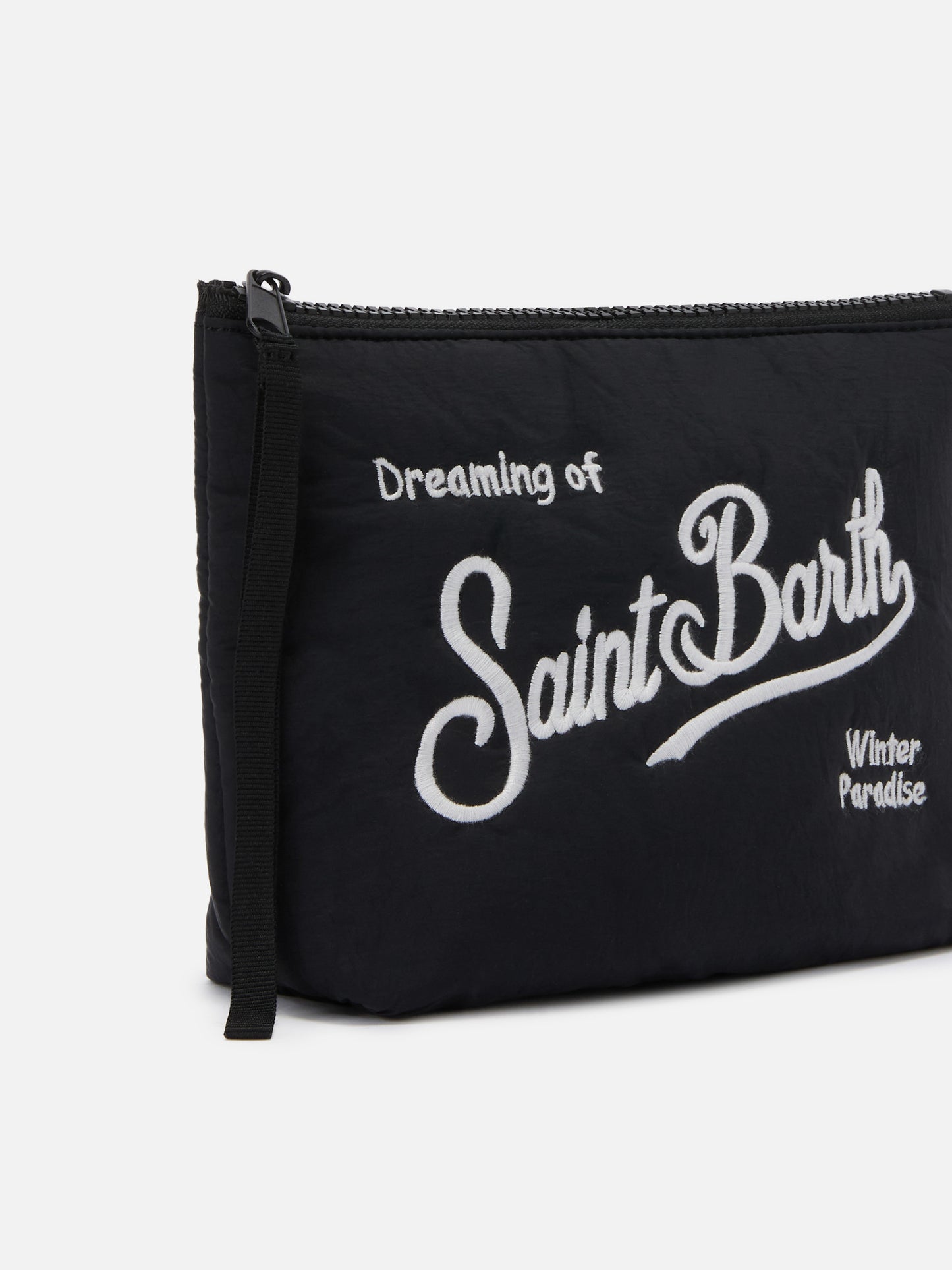 Aline Puffer Pouch in padded black nylon