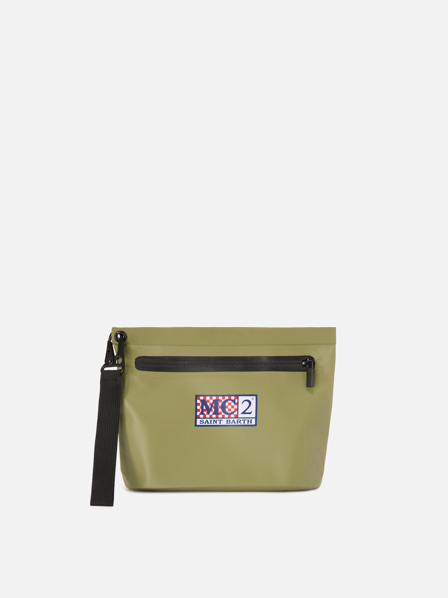Aline Aqua Waterproof PVC military green pouch