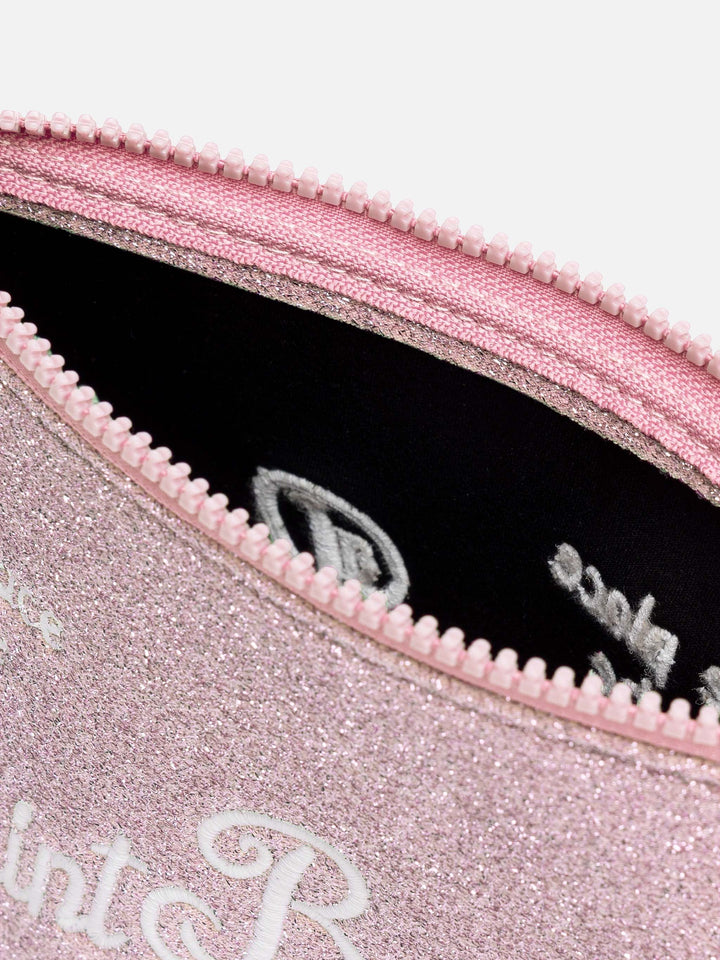 Pochette Aline in lurex rosa