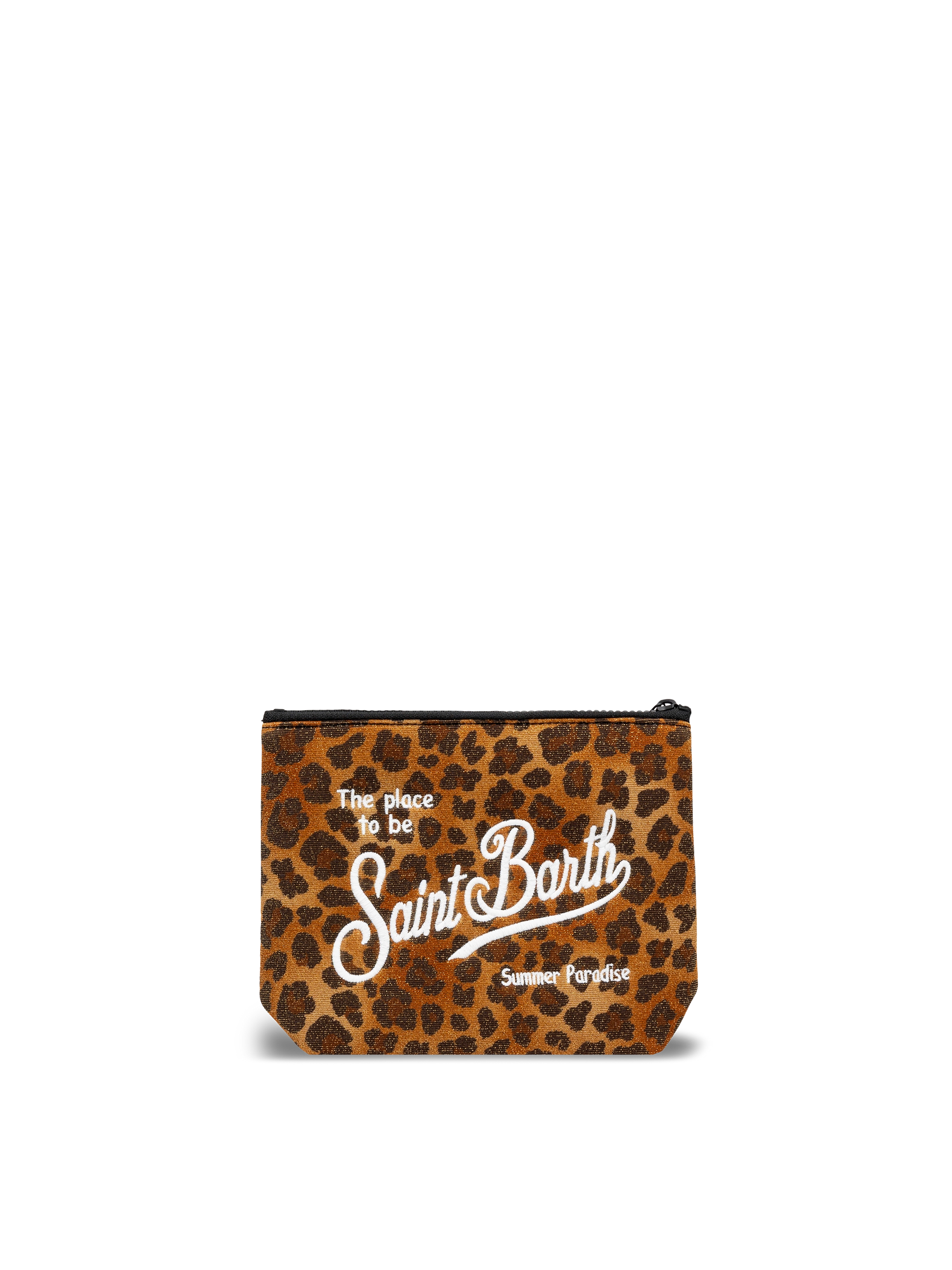 Aline lurex pochette with animalier print - MC2 Saint Barth