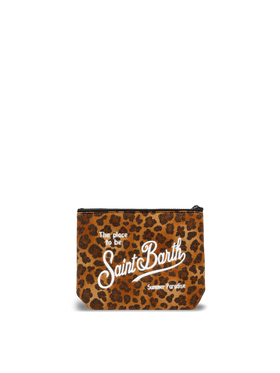 Aline lurex pochette with animalier print - MC2 Saint Barth