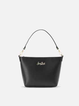 Aline Shoulder Bag in black leather