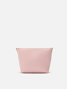 Borsa a spalla Aline Bag in pelle martellata rosa