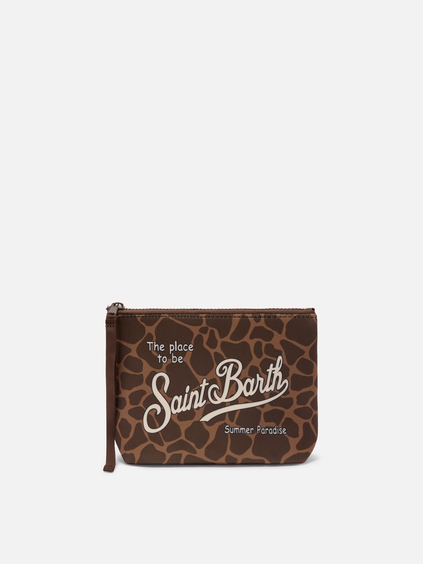 Aline scuba pouch with animal print