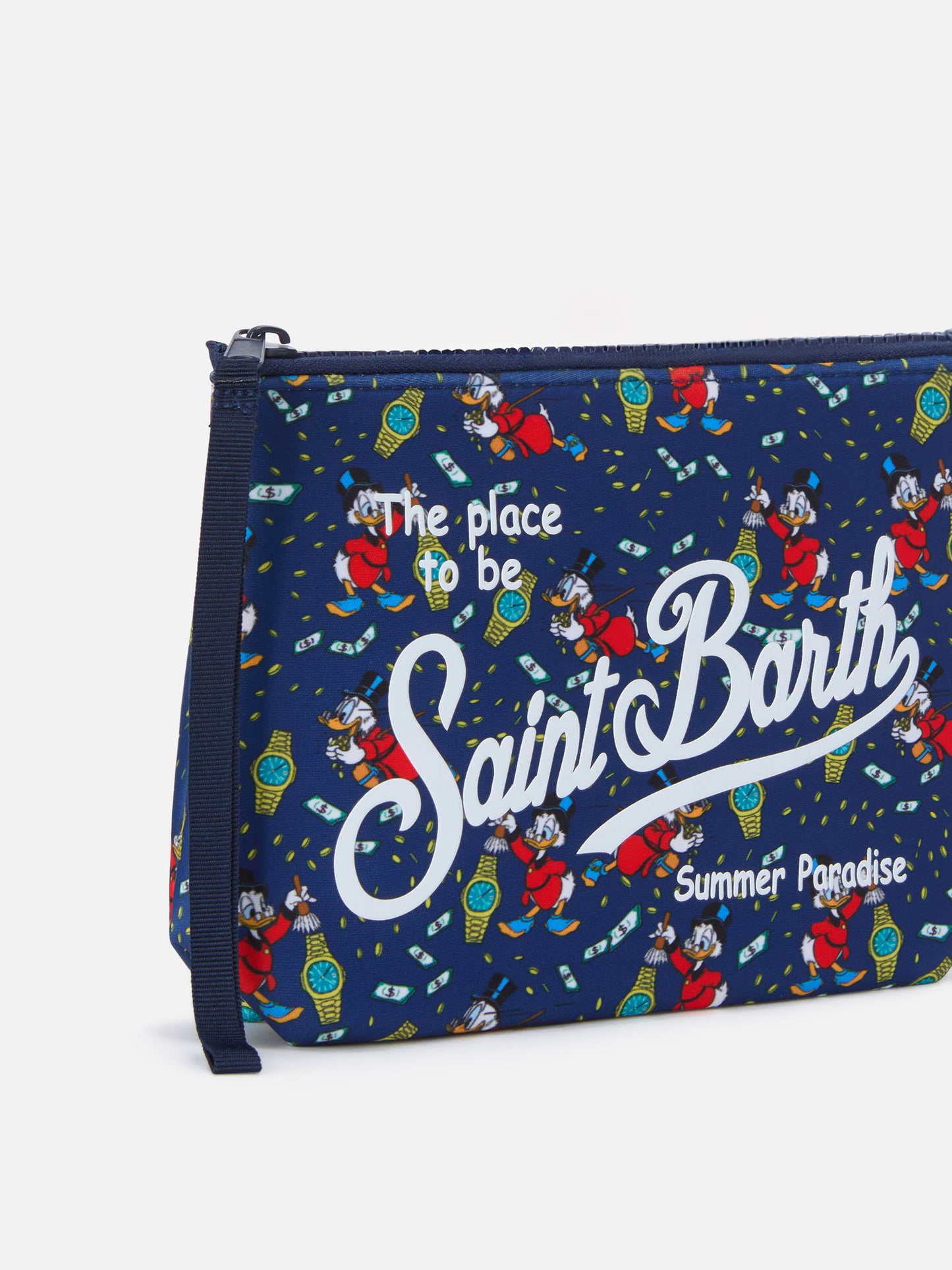 Aline scuba pouch with Scrooge Watch print | Special Edition