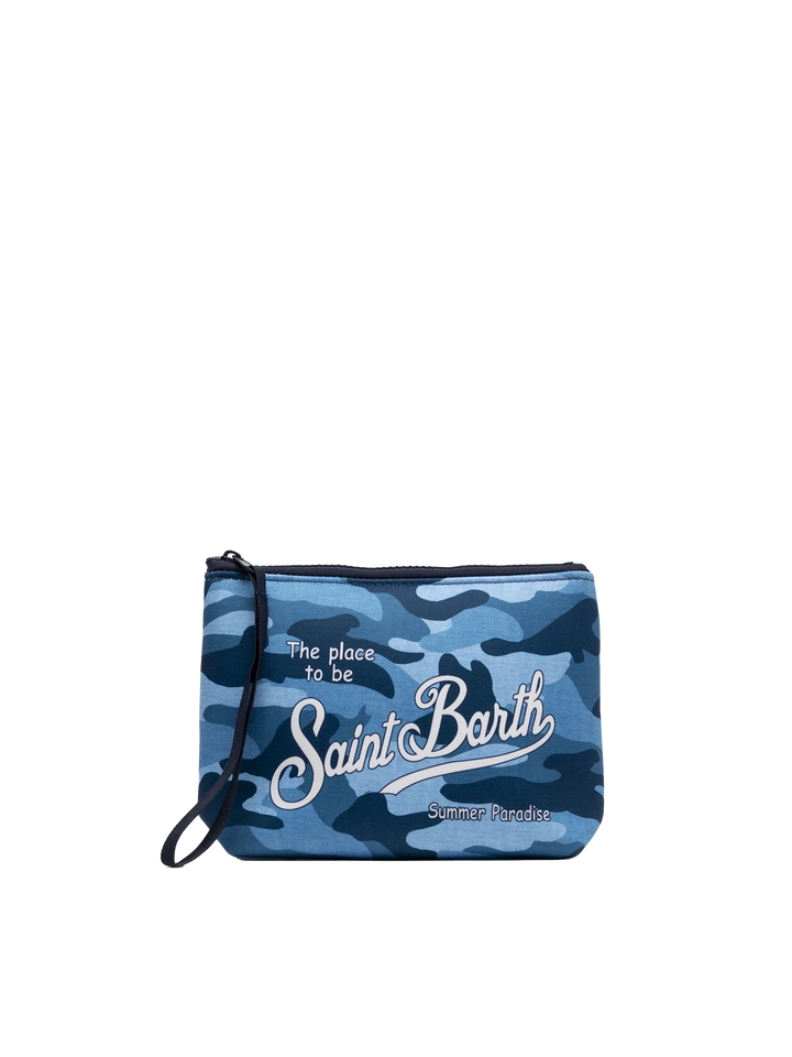 Aline scuba pochette with camouflage print - MC2 Saint Barth