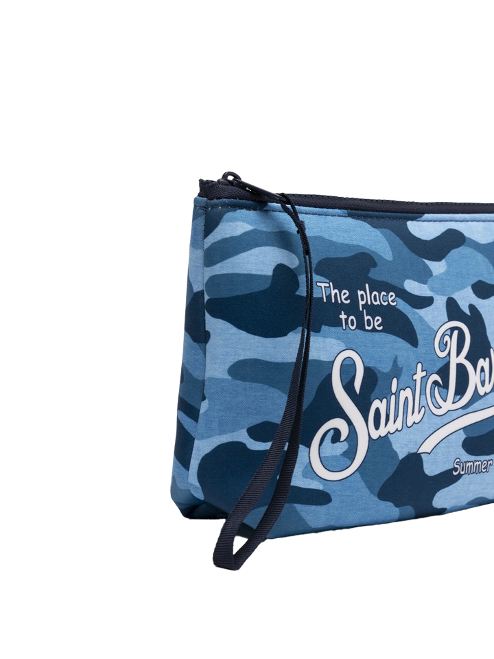 Aline scuba pochette with camouflage print - MC2 Saint Barth