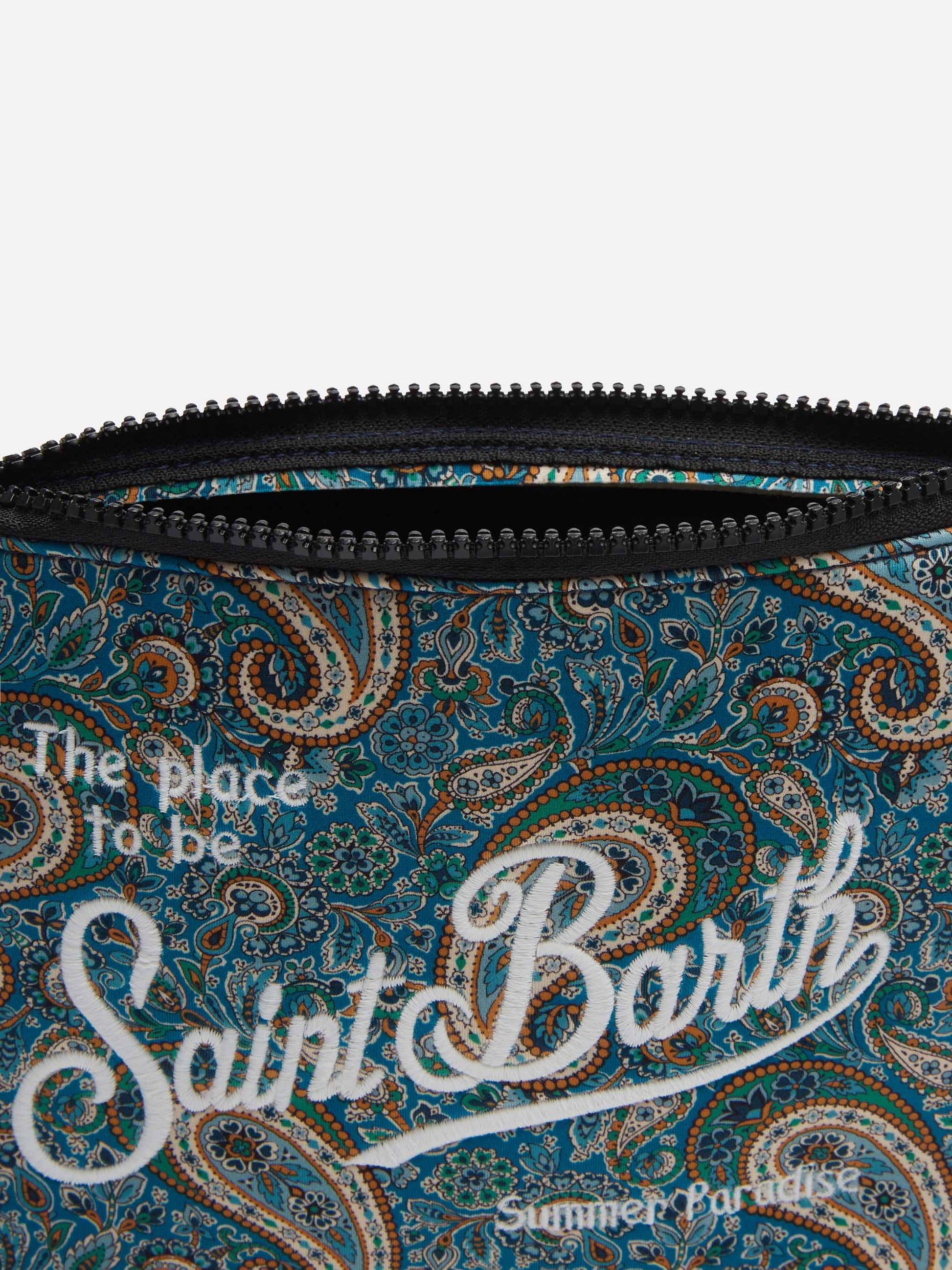 Scuba pochette Aline with Lee Manor print | MADE WITH LIBERTY FABRIC - MC2 Saint Barth