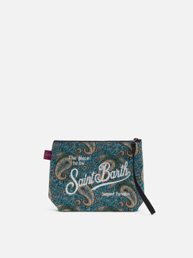 Scuba pochette Aline with Lee Manor print | MADE WITH LIBERTY FABRIC - MC2 Saint Barth