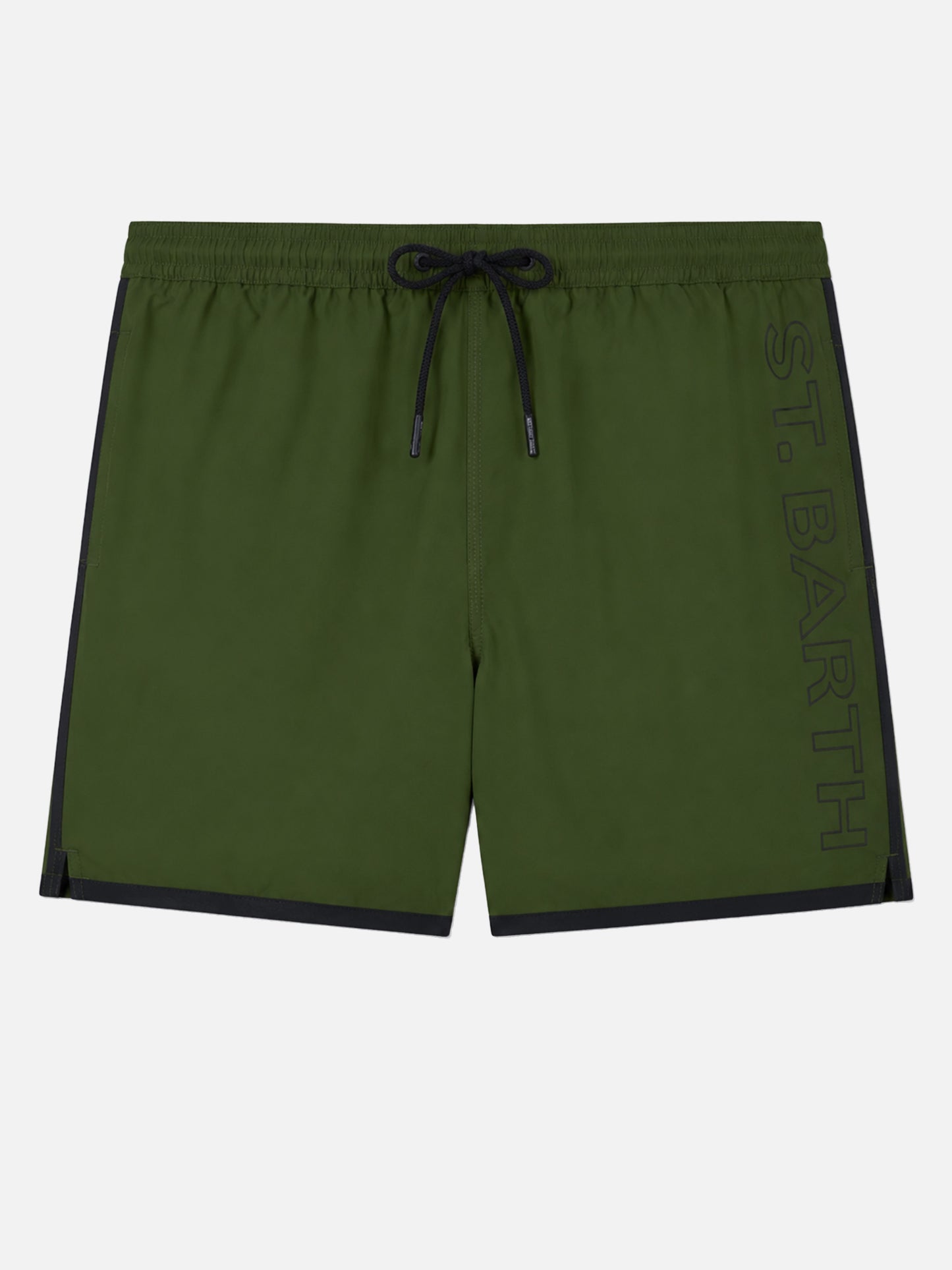 Costume mare Alphaclub in tessuto tecnico verde militare