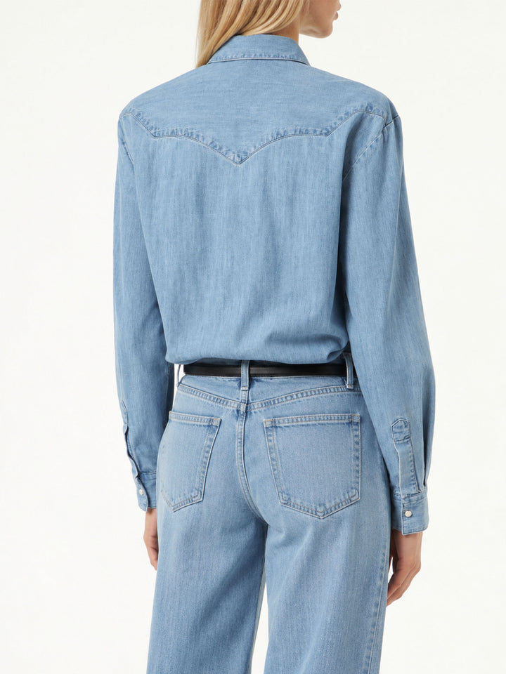 Light blue Amaya Tex denim shirt