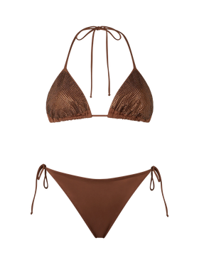 Woman triangle bikini Annabelle Virgo with rhinestones - MC2 Saint Barth