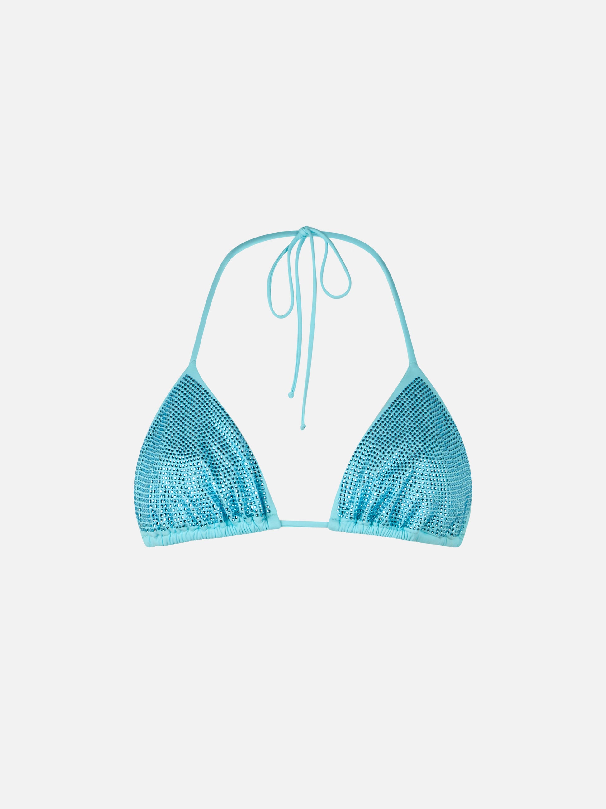 Woman triangle top swimsuit Annabelle with rhinestones - MC2 Saint Barth