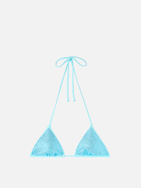 Costume da bagno donna top triangolo Annabelle con strass