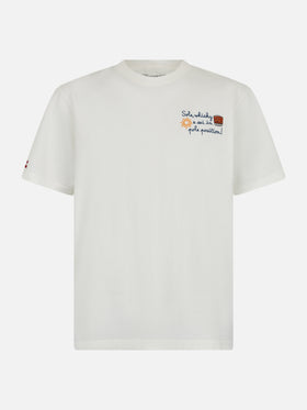Man t-shirt Arnott with Sole, whisky... embroidery | VACANZE DI NATALE SPECIAL EDITION - MC2 Saint Barth