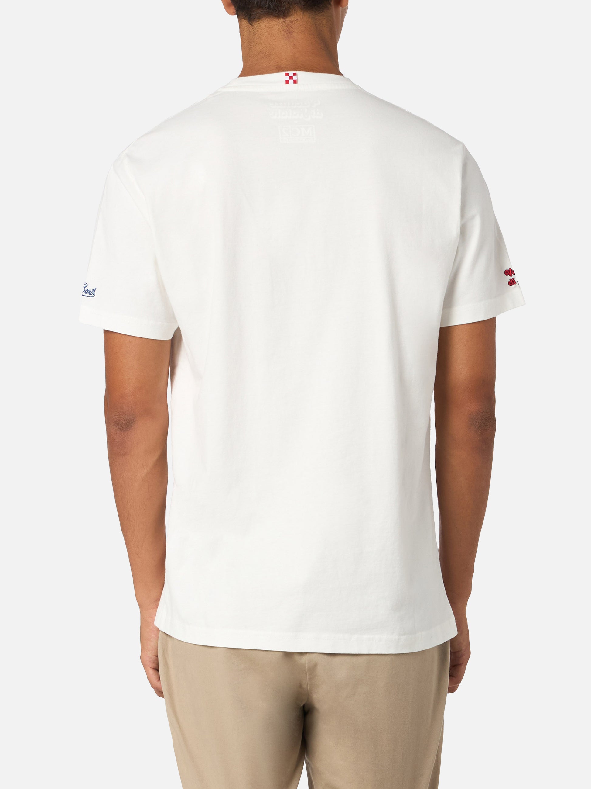 Man t-shirt Arnott with Sole, whisky... embroidery | VACANZE DI NATALE SPECIAL EDITION - MC2 Saint Barth
