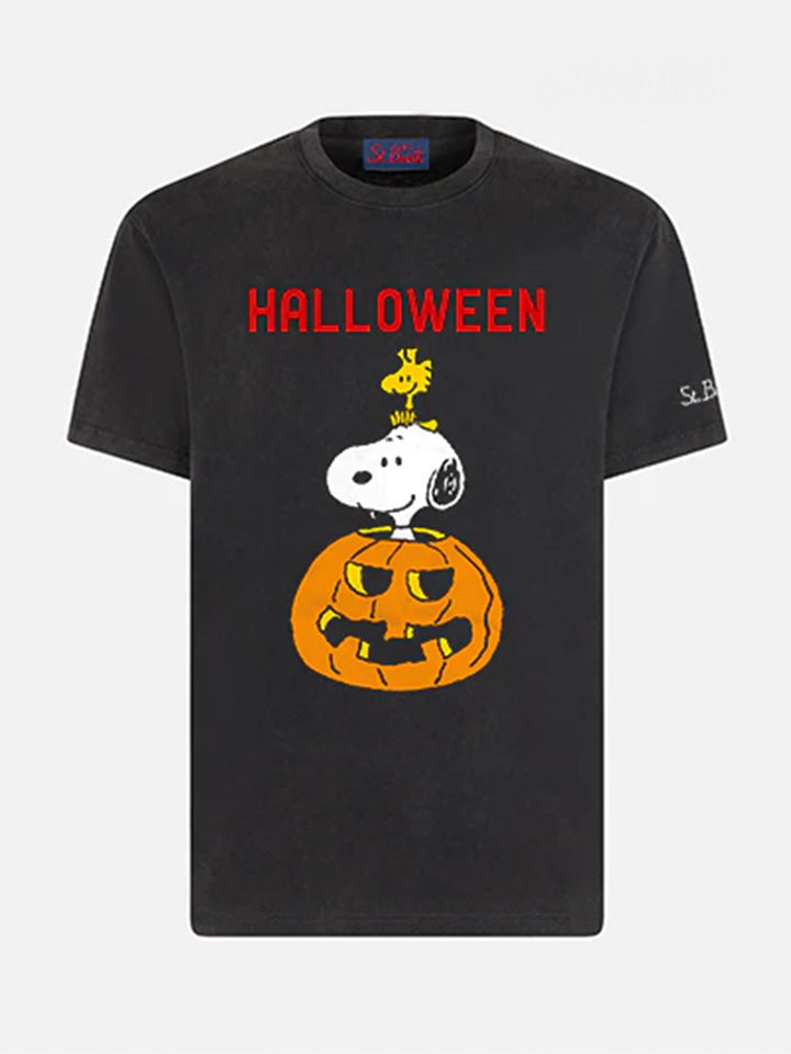 Man heavy cotton t-shirt with Halloween print | SNOOPY - PEANUTS™ SPECIAL EDITION