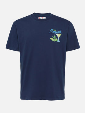 Winter cotton t-shirt Arnott with Margarita print - MC2 Saint Barth