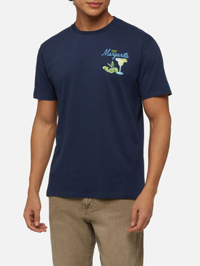 Winter cotton t-shirt Arnott with Margarita print - MC2 Saint Barth