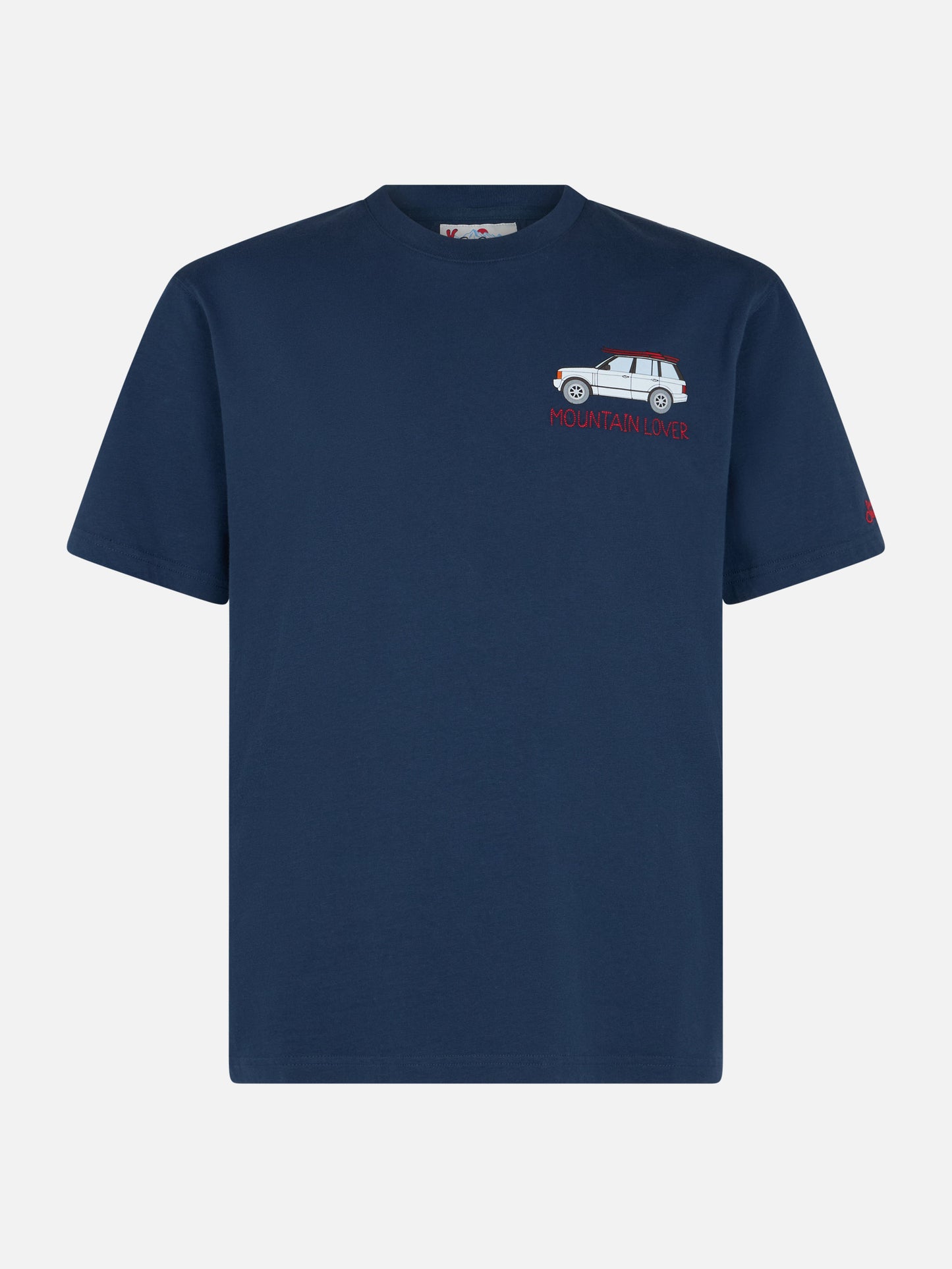 Man heavy cotton t-shirt Arnott with Mountain lover embroidery - MC2 Saint Barth