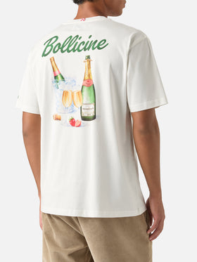 Off white Arnott Baumwoll-T-Shirt mit Bollicine-Print 