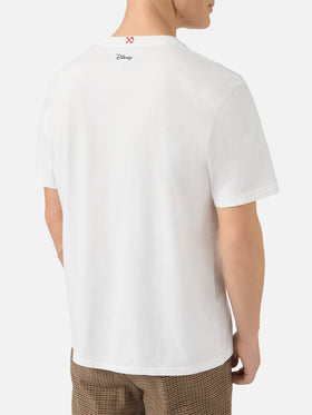 Arnott cotton T-shirt in white with Scrooge McDuck Sport Club embroidery | DISNEY SPECIAL EDITION