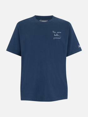 Man heavy cotton t-shirt Arnott with Non sono bello … piaccio! embroidery | VACANZE DI NATALE SPECIAL EDITION - MC2 Saint Barth