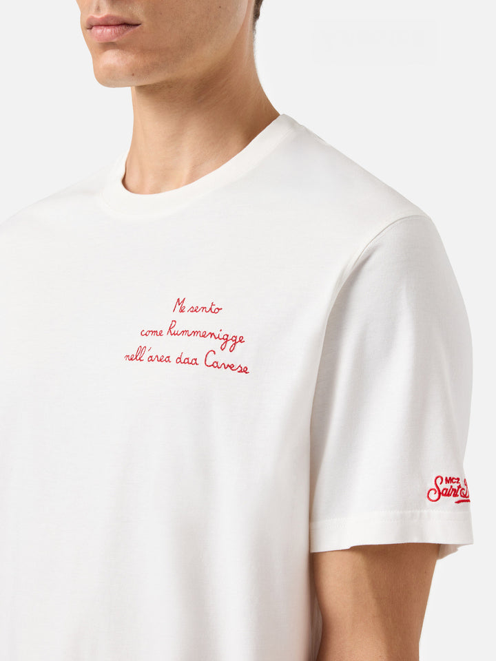 T-shirt in cotone invernale Arnott con ricamo Come Rumenigge... | YUPPIES EDIZIONE SPECIALE