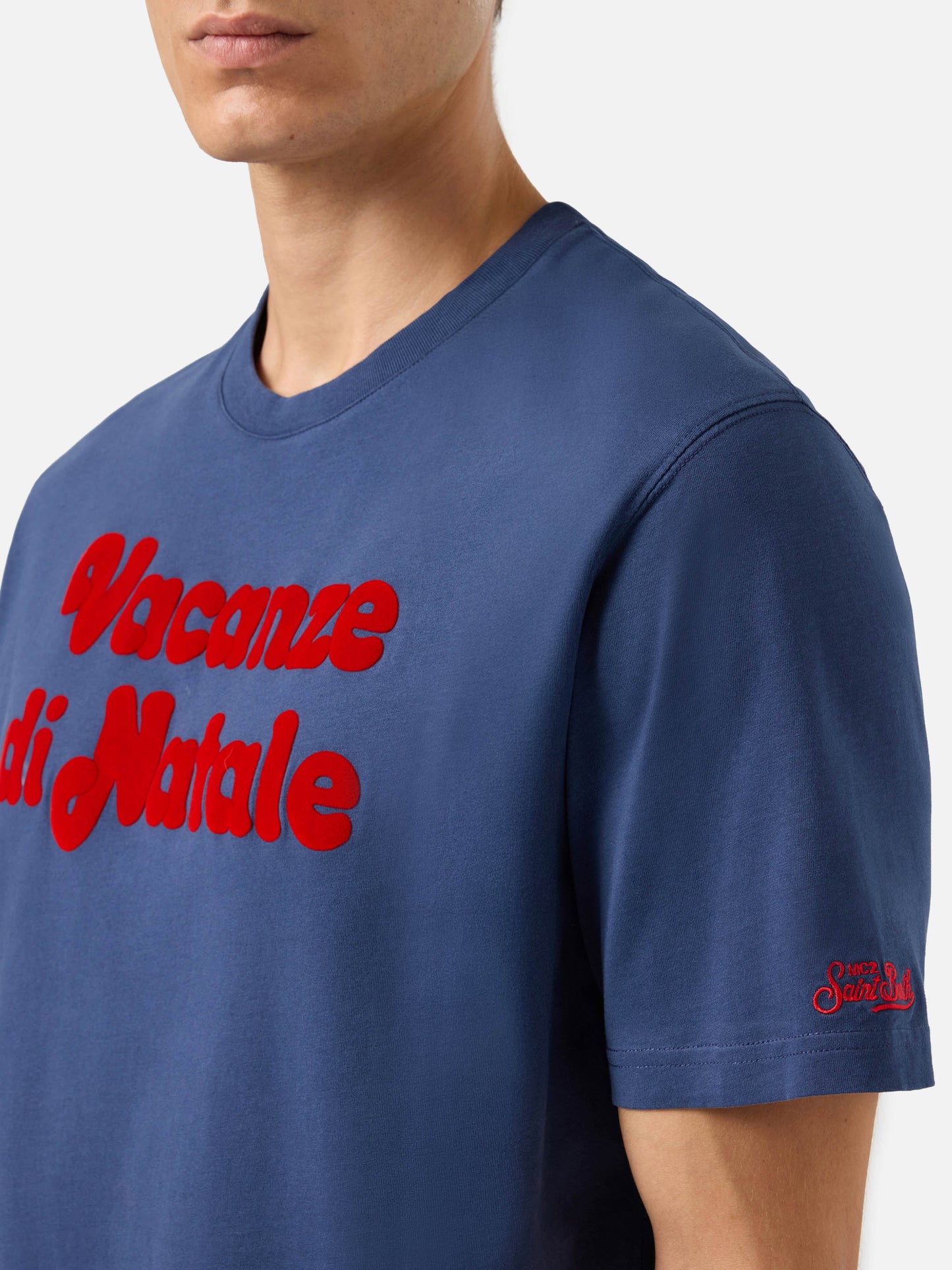 Winter cotton t-shirt Arnott Warm with logo film flock | VACANZE DI NATALE SPECIAL EDITION
