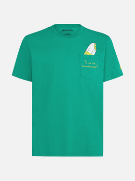 T-shirt in cotone con ricamo Ti va un Lemonissimo? | ALGIDA® EDIZIONE SPECIALE