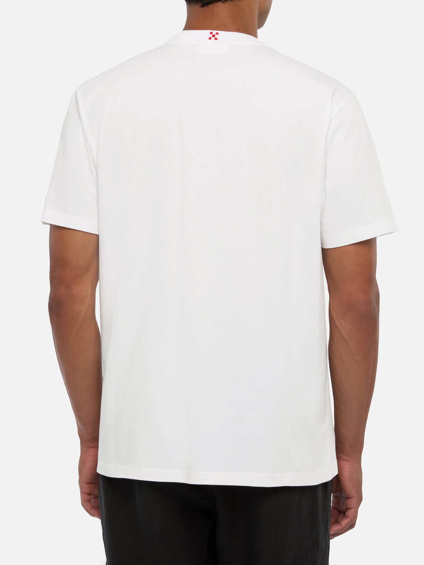 Cotton t-shirt Austin with embroidery and watch print