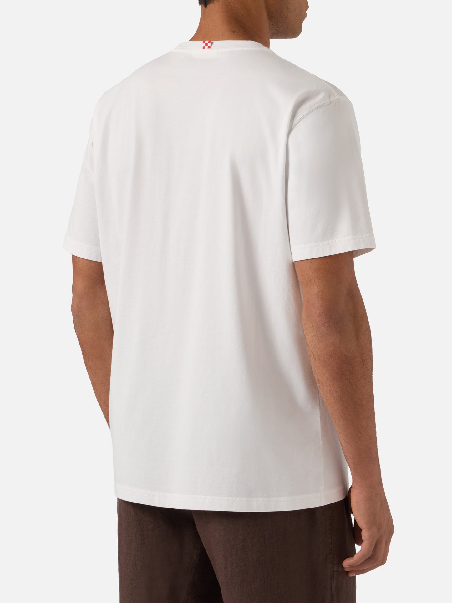 T-shirt Austin blanc avec broderie montre et Coke Is Too Expensive 