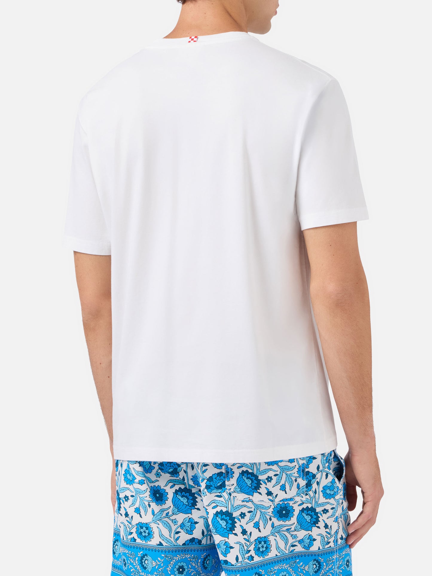 T-shirt Austin bianca con ricamo Portofino Dry Gin | PORTOFINO DRY GIN SPECIAL EDITION