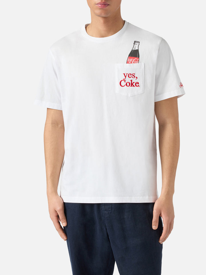 White Austin t-shirt with Yes, Coke print | Special Edition