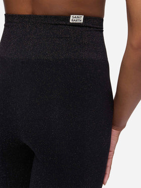 Black lurex legging Avice