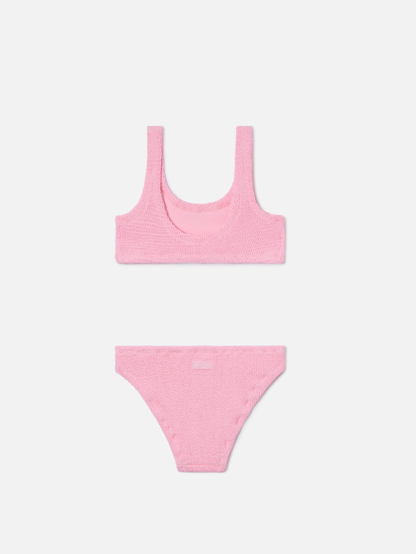 Baker crinkle bikini in light pink