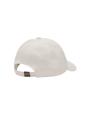 Baseball white cotton cap with embroidery - MC2 Saint Barth