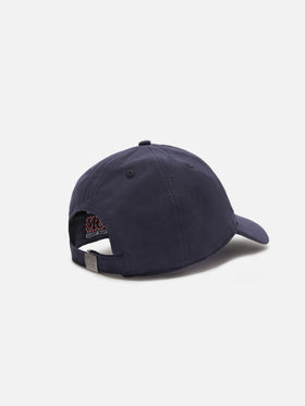 Baseball cap with visor in blue cotton with embroidery| Special Edition