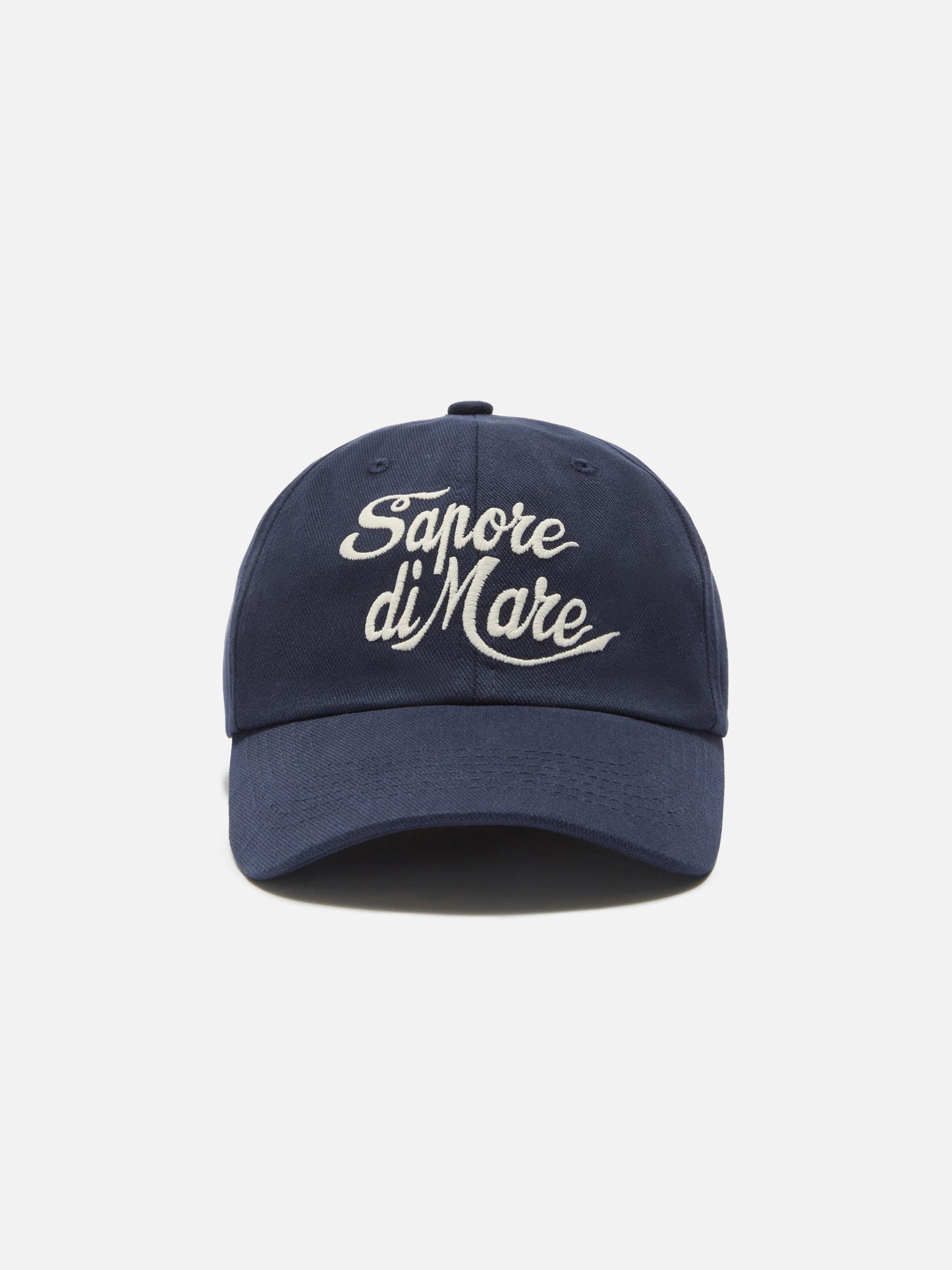 Baseball cap with visor in blue cotton with Sapore di Sale embroidery | Special Edition