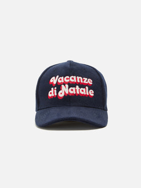 Cappello con visiera Baseball Wool in misto lana con ricamo Vacanze di Natale | VACANZE DI NATALE SPECIAL EDITION