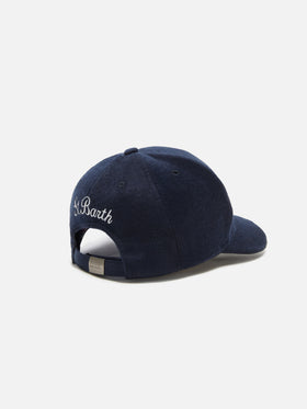 Cappello con visiera Baseball Wool in misto lana con ricamo Vacanze di Natale | VACANZE DI NATALE SPECIAL EDITION