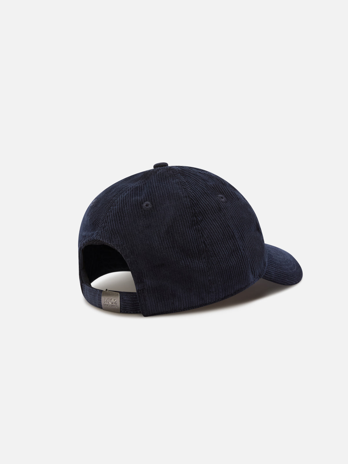 Cappello Baseball blu navy in velluto a coste con ricamo logo