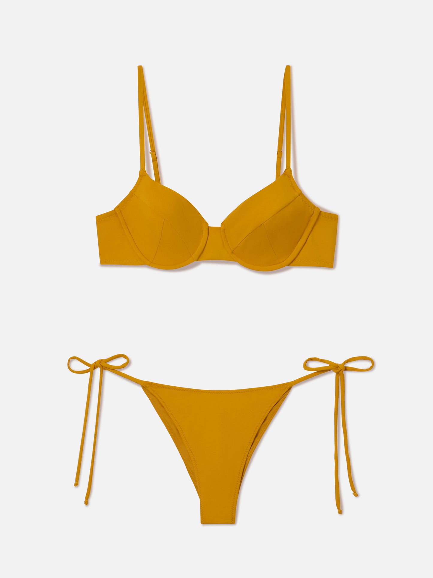 Bikini bralette à armatures Bea Marielle ocre 