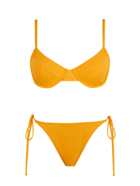 Woman ochre underwired bralette bikini Bea Marielle - MC2 Saint Barth