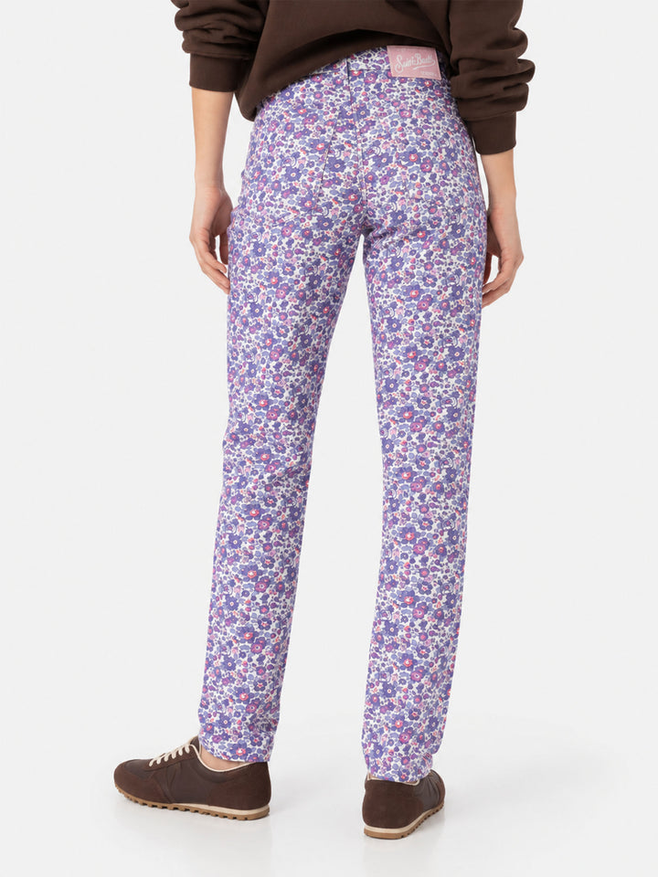 Jean en denim à imprimé floral Belleville Betsy | Special Edition 