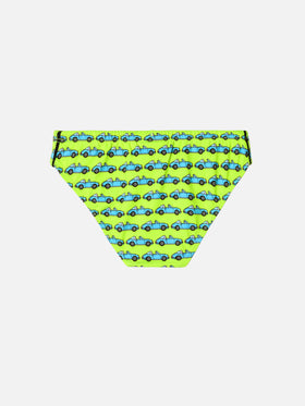 Boy swim briefs Billy with  Porsche car print | PORSCHE SPECIAL EDITION