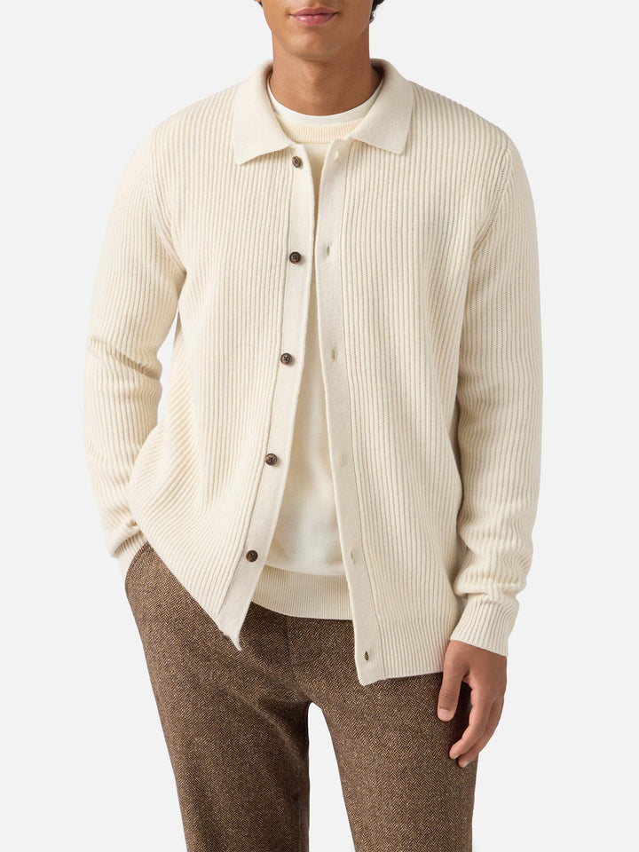 White wool cardigan Bolton