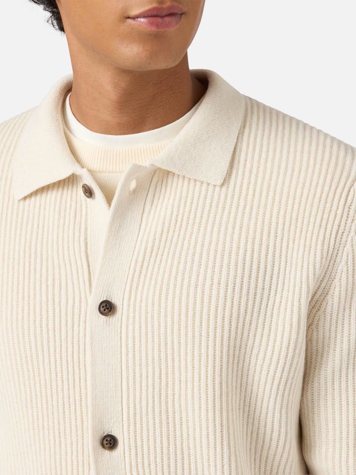 White wool cardigan Bolton